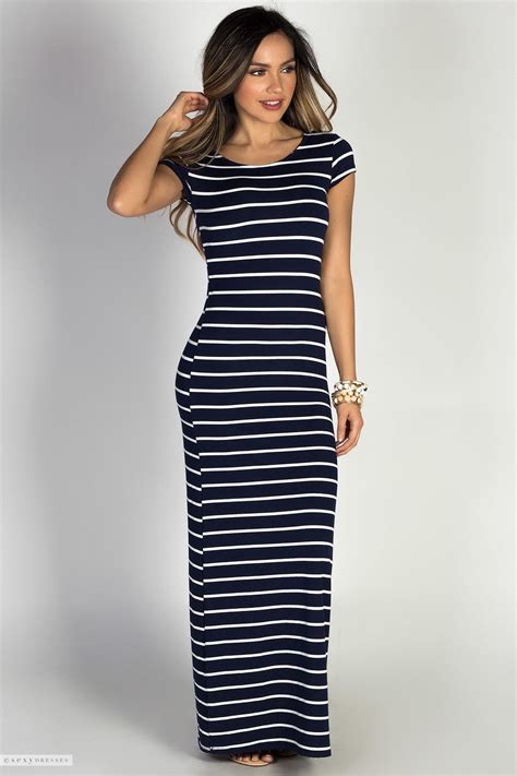 long striped maxi dresses.